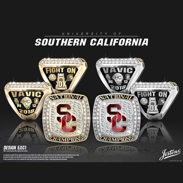 USC Men's Water Polo 2018 National Championship Ring